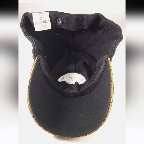 Jagermeister Stag Embroidered Deer Black Stretch Cap L-XL Hat for Drinking Fun - Picture 4 of 7